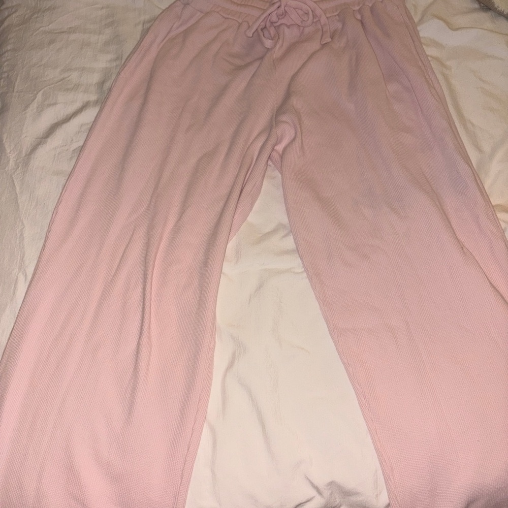 DAILY DRILLS PINK THERMAL PANTS
